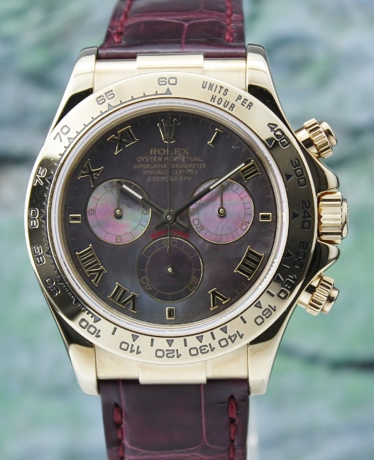 (image for) A ROLEX 18K MEN SIZE YELLOW GOLD DAYTONA COSMOGRAPH - 116518